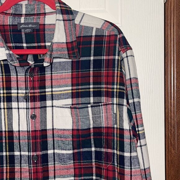 Eddie Bauer Mens Long Sleeve Plaid Button Down Soze XL - Picture 3 of 16